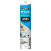 HEXFIX PHLEX HYBRID POLYURETHANE JOINT SEALANT LM 300ML WHITE