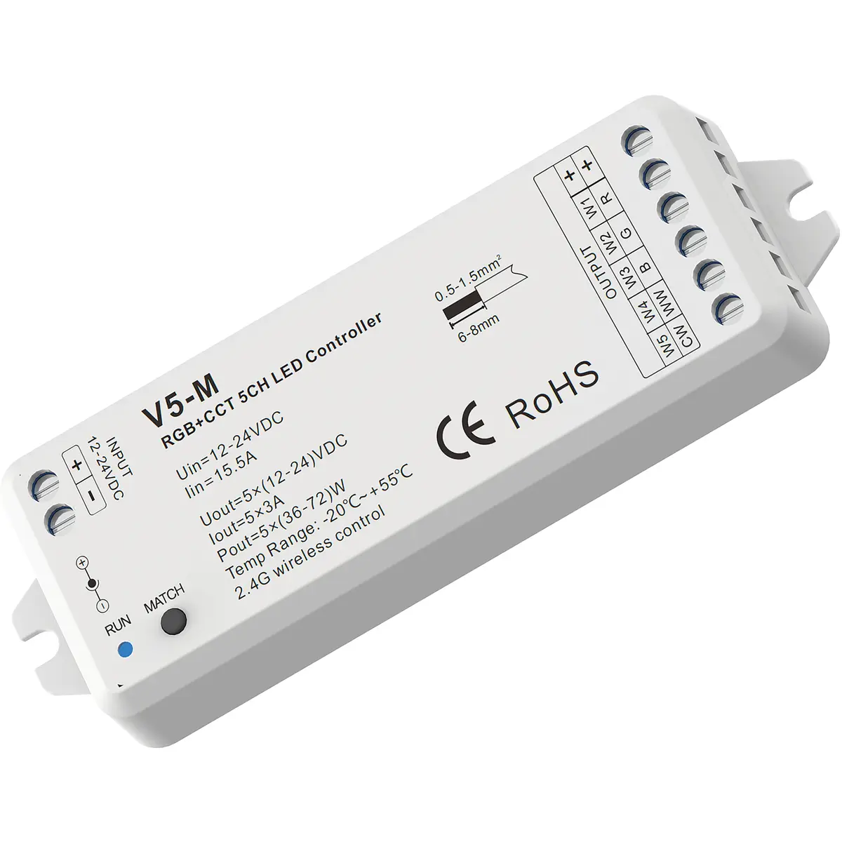 ALLEGRA V5-M RGBW+WW LED CONTROLLER