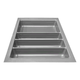 AGOFORM SCOOP II CUTLERY TRAY 90L 800-840W X 450-490DMM GREY