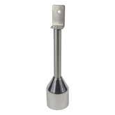 SINGLE FIX FOOT ASSEMBLY 150MM STAINLESS STEEL