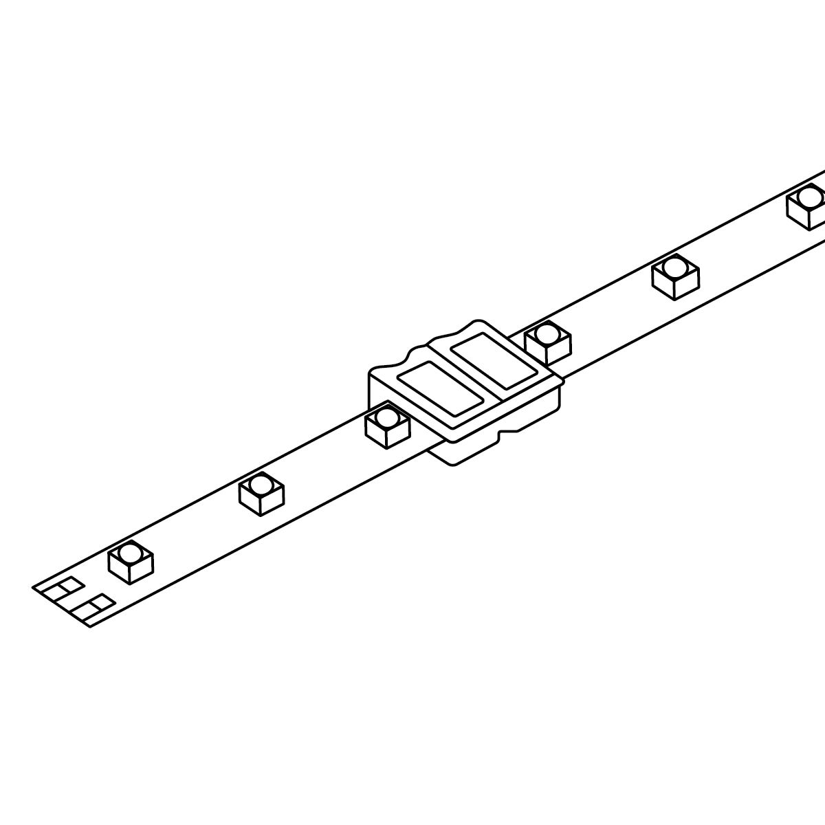 Modar LED Strip Connecting Clip Single Colour