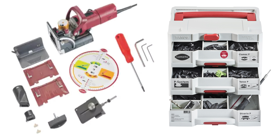 Lamello Zeta P2 Battery Machine Plus Professional Fittings Kit