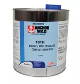 ANCHORWELD ADHESIVE 101R ROLLER/BRUSH GRADE CLEAR 4 LITRE
