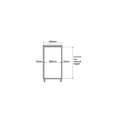 Gollinucci 560 Bin 400CW 450NL 1x 29L w/ Tray Orion Grey