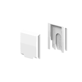 YALE AERON ACTUATOR END CAP WHITE.