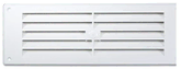 VENT RECTANGLE FOR CUPBOARD 270 X 95MM WHITE PLASTIC