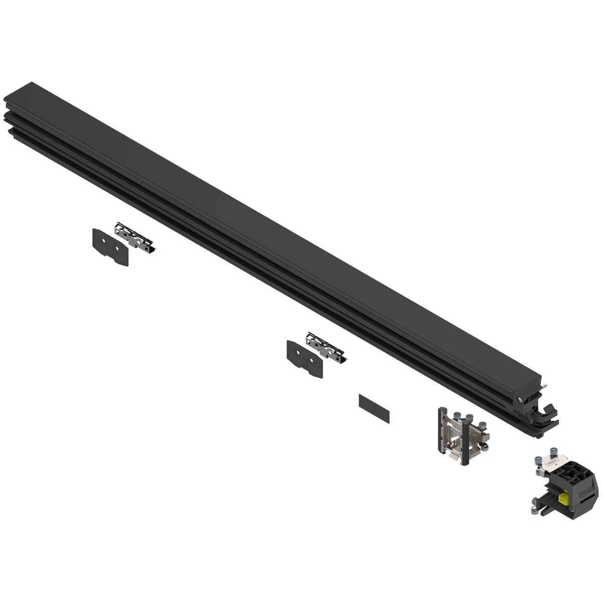 Blum REVEGO uno Track Set 1.05m Left Black