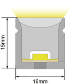 MODAR FLEX NEON 1615 TOP BEND 120LED P/M 14.4 W/M COOL WHITE 10M ROLL