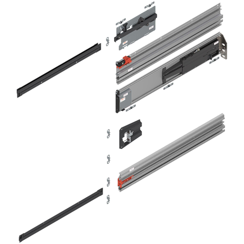 Blum REVEGO uno Pocket Profile Set 500NL Left