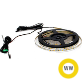 MODAR LED STRIP 2835-W5 120 LED P/M 5MM WIDTH WARM WHITE 5M ROLL