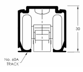 BRIO MULTIFOLD 30 ALUMINUM MILL TRACK 2 METRES