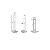 Lockwood Lock Cylinder/Lever 22mm Projection Satin Chrome