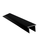 PARTITION ALUMINIUM INSERT CHANNEL 2700MM TO SUIT 13MM BOARD (BLACK)