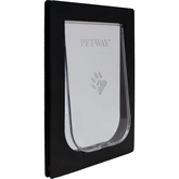 PETWAY PET DOOR LARGE 400 X 260MM BLACK