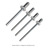 RIVET ALUMINIUM-STEEL AS 4-6 ALUM 3.2 X 12.7MM BOX OF 1000