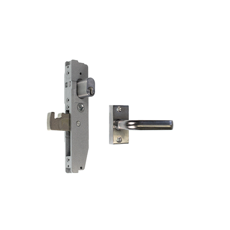 Lockwood Lock Cylinder/Lever 36mm Projection Satin Chrome