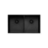 OLIVERI SPECTRA BLACK DOUBLE BOWL SINK NTH