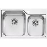 NU-PETITE SINK NP615 STAINLESS STEEL 1&3/4 LH BOWL 1T/H 775 X 500MM