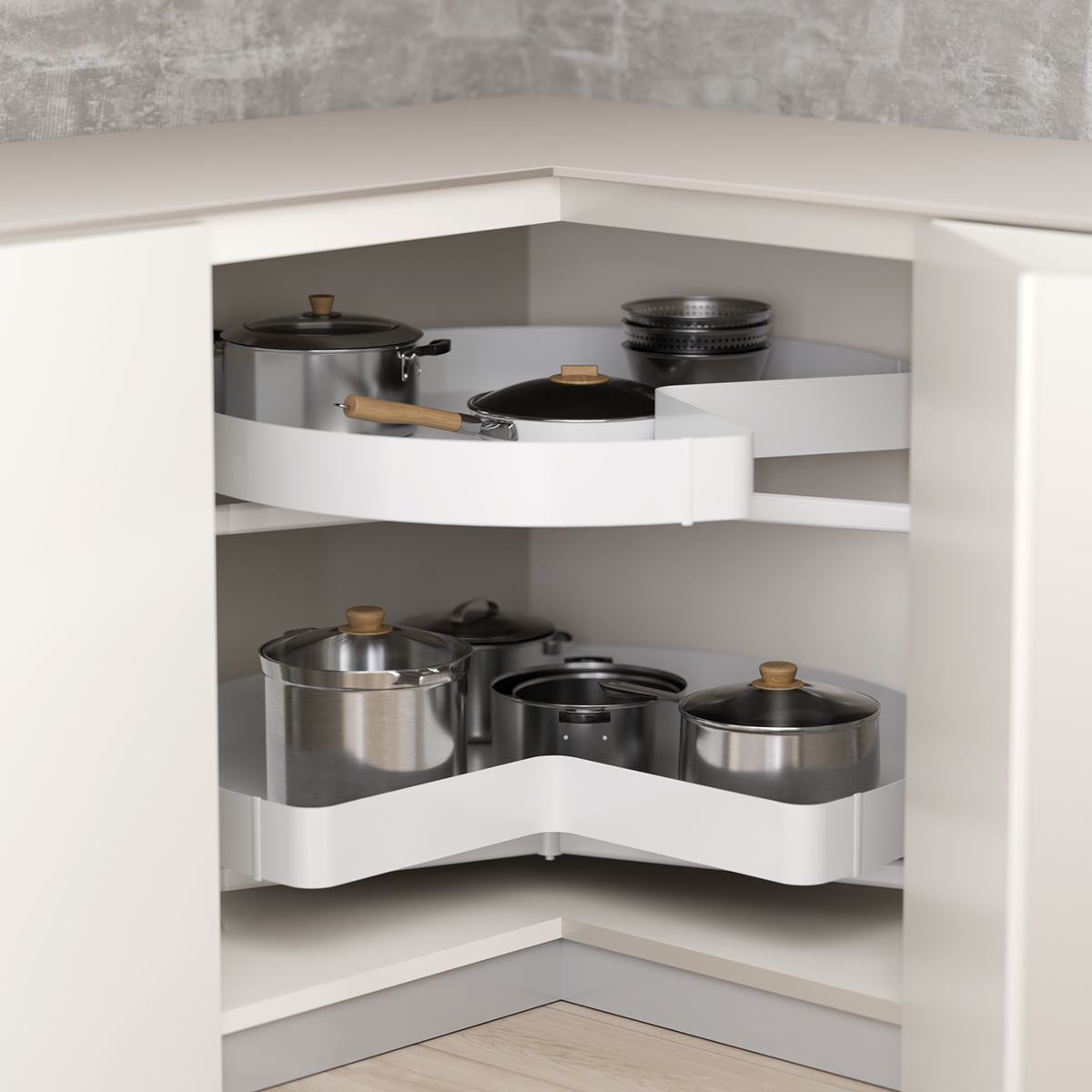 Modar Lazy Susan Pro 900mm White