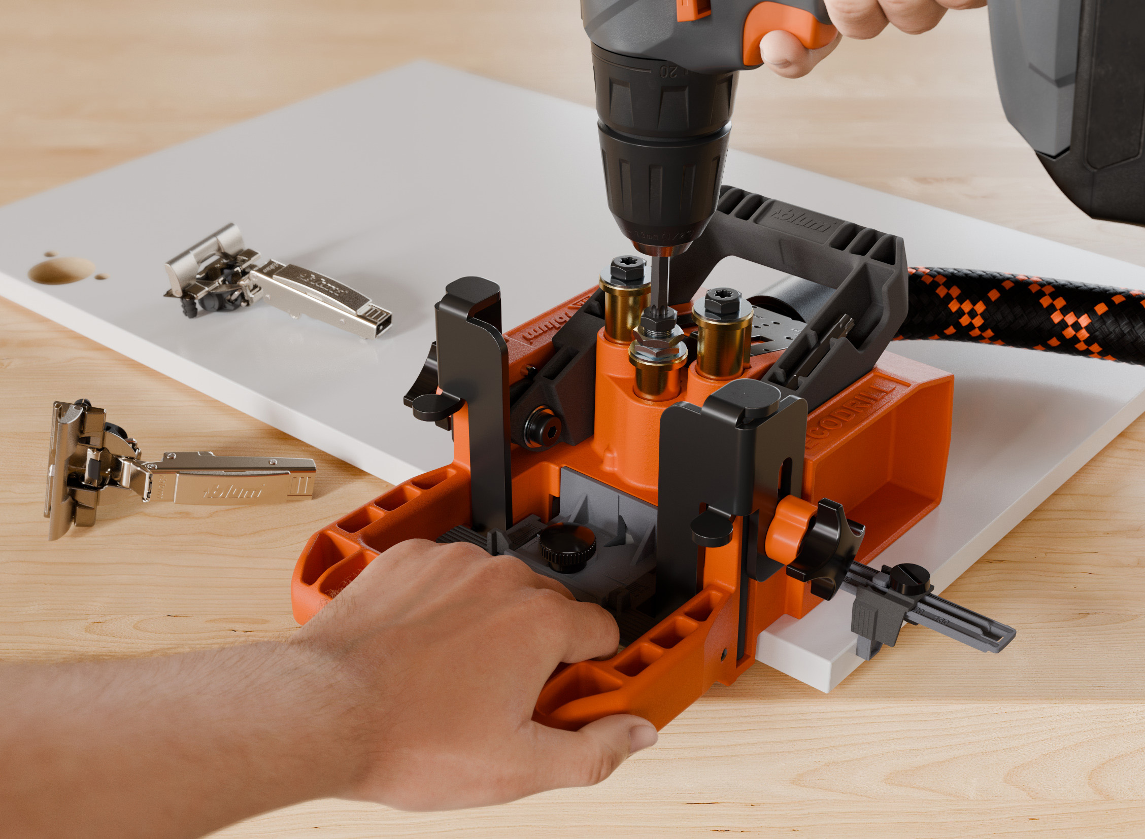 Blum assembly devices