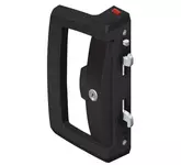 ONYX LOCK D HANDLE BLACK 5 PIN CYLINDER OUT UNIVERSAL STRIKE