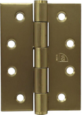 AUSTYLE 5108 HINGE BUTT FIXED PIN 100 X 75 X 2.5MM SATIN BRASS