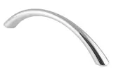 HANDLE ARCH PULL ZINC ALLOY POLISHED CHROME 96MM CTC