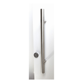 AUSTYLE L1000MM ROUND TUBULAR ENTRY PULL SET 800MM CTC 316 S/STEEL