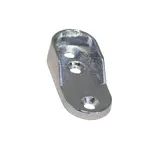 FINISTA END SUPPORT KNOCK IN CHROME SUITS OVAL TUBE