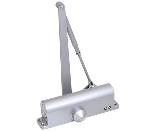 DOOR CLOSER RYOBI DC62 SILVER STD ARM 45KG | Surface Mounted Door ...