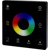 MODAR TW5 LED TOUCH PANEL MULTICOLOUR RGBW+WARM WHT BLACK 1 ZONE