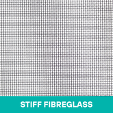 FLYPRO STIFF FIBREGLASS MATT CHARCOAL 610MM X 50M