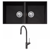 OLIVERI SANTORINI BL SINK & VILO TAP PACKAGE STBL1563U & VT0398C-ST-BL