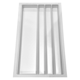 AGOFORM SCOOP II CUTLERY TRAY 60L 500-540W X 450-490DMM WHITE