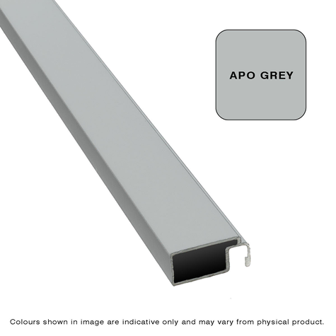 Flypro Window Frame 25 x 11mm 5m Apo Grey