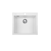 OLIVERI SANTORINI WHITE GRANDE BOWL TOPMOUNT SINK 1TH