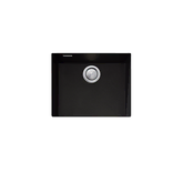 OLIVERI SANTORINI BLACK SINGLE LRG BOWL UNDERMOUNT SINK & OF NTH