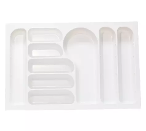 AGOFORM FUTURA CUTLERY TRAY 800MM 700-740MM WHITE