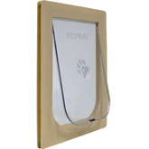 PETWAY PET DOOR LARGE 400 X 260MM STONE BEIGE