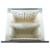 Finista Edge Laundry Hamper & Drawer Kit 600CW 500NL 2x 43L White