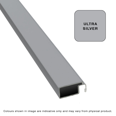 Flypro Window Frame 25 x 11mm 5m Ultra Silver