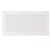 VENT RECTANGLE FOR CUPBOARD 245MMX145MM WHITE PLASTIC
