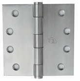 AUSTYLE 5109 HINGE BUTT FIXED PIN 100 X 100 X 2.5MM BRUSHED SS