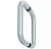 HANDLE DOUBLE PULL BK2BK POLISHED STAINLESS STEEL 150MMX19MM