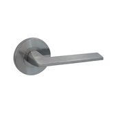 LINEAR STYLE LEVER SET SATIN CHROME RETAIL PACK 63MM