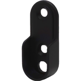 MODAR AP3015 WARDROBE OVAL END BRACKET BLACK