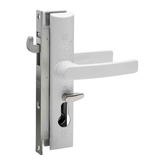 LOCK 8654 SECURITY SCREEN DOOR HINGED STANDARD STIKE WHITE