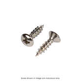 Self Tapping Screws CSK Phillips 3.3 x 16mm Nickel Plated - Box of 1,000