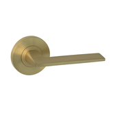 LINEAR STYLE LEVER SET SATIN BRASS RETAIL PACK 63MM