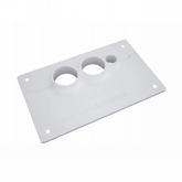 CABISEAL DISHWASHER HOSE HOLE COVER PLATE WHITE
